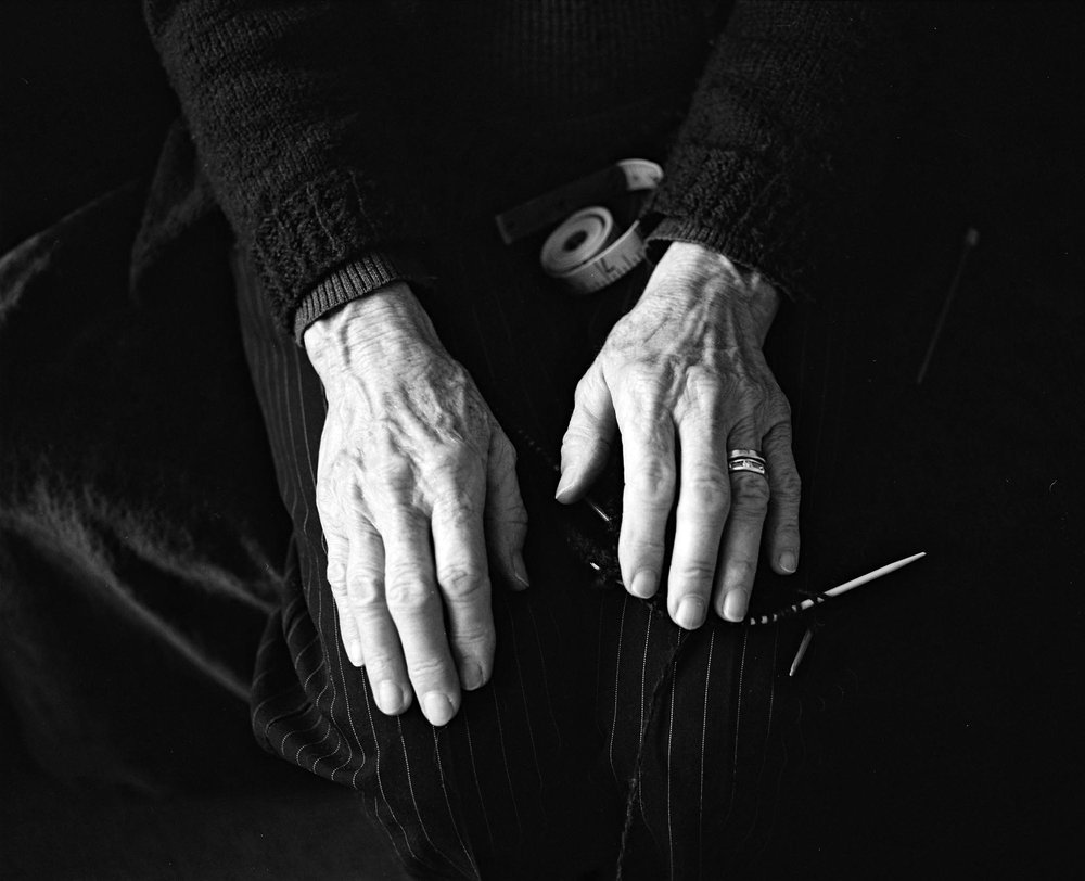 Knitters hands