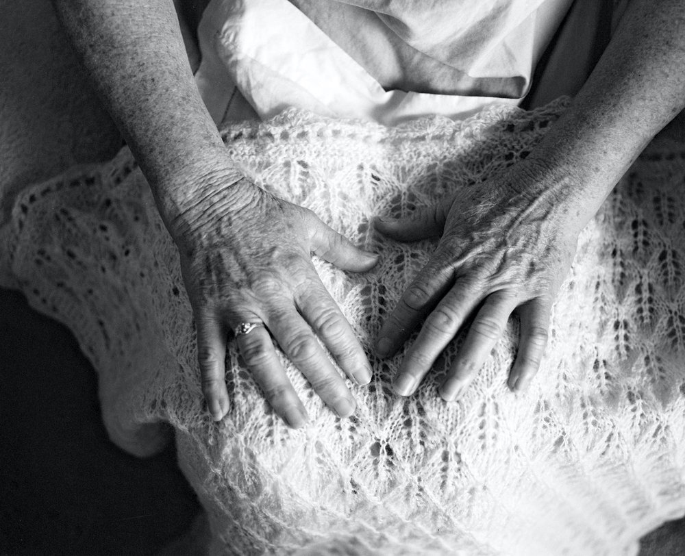 Knitters hands