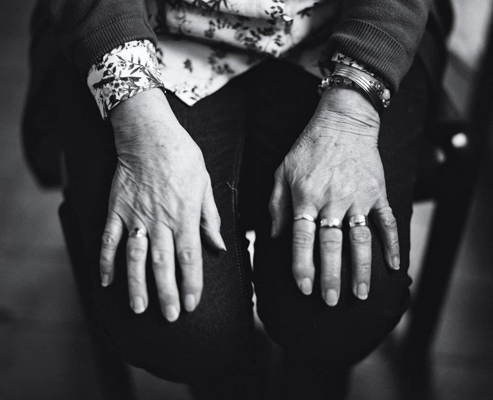 Knitters hands